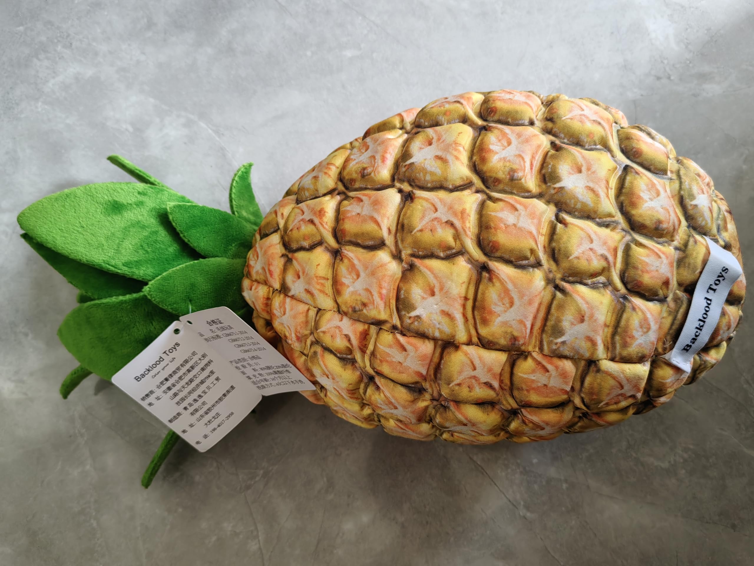 Backlood Toys 16 inch Fruit Pillow Pineapple Pillow Pineapple Stuffed Toy Pineapple Doll