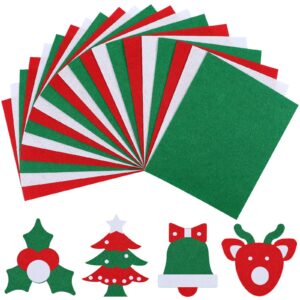 peryiter 60 pcs christmas felt sheets 8 x 10 inch felt squares soft thick diy christmas colored felt pieces for craft school kids art christmas decoration ornaments projects gift