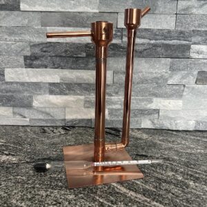 CoProof Copper Proofing Parrot for Distilling, Brewing Beer, Moonshine, Tequila with Hydrometer, Two Way Distillng