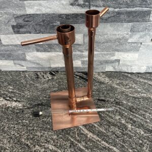 CoProof Copper Proofing Parrot for Distilling, Brewing Beer, Moonshine, Tequila with Hydrometer, Two Way Distillng