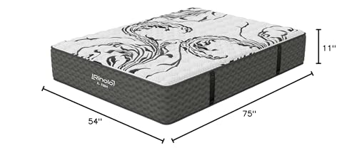 RINOLO X- Firm Mattress 12 Inch, Gel Infused Memory Foam Mattress for Pressure Relief, Pocket Innersprings/Orthopedic Foam | Freshly Baked Mattress | Mattress-in-a-Box (Full)