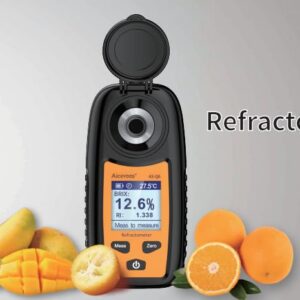 Aicevoos Digital Sugar Brix Refractometer brix Meter Automatic Temperature Compensation Range 0-35%，±0.2% Precision, Perfect for Fruits, Juices, Vegetables, Drinks and Coffee