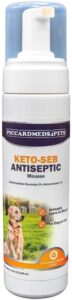 piccardmeds4pets keto-seb antiseptic mousse 6.8 oz