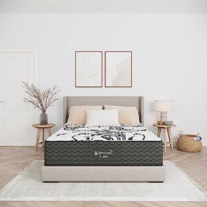 RINOLO X- Firm Mattress 12 Inch, Gel Infused Memory Foam Mattress for Pressure Relief, Pocket Innersprings/Orthopedic Foam | Freshly Baked Mattress | Mattress-in-a-Box (Full)