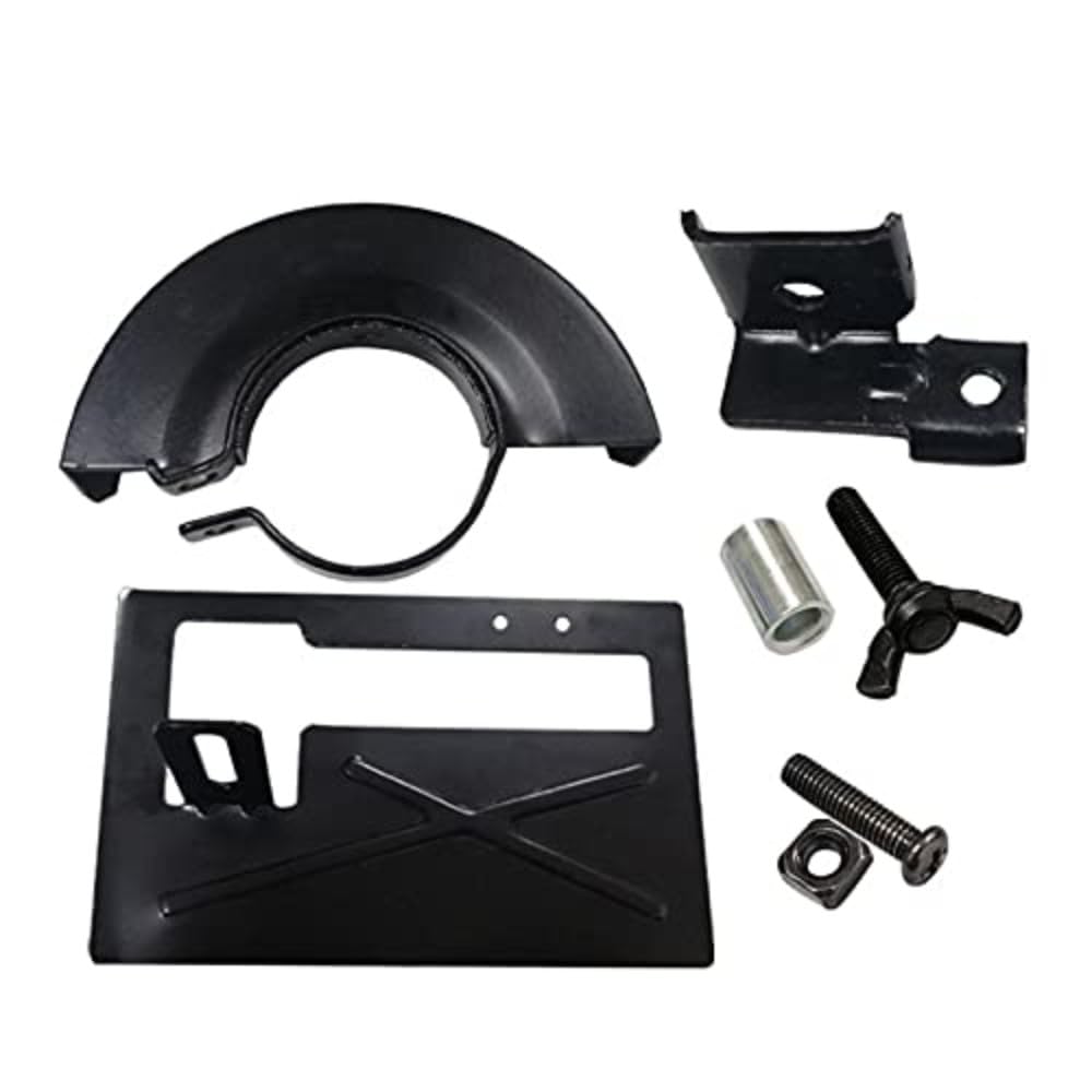 2023 New Special Cutting Bracket Protective Cover For Angle Grinder - Adjustable Angle Grinder Protective Cover, Angle Grinder Shield Cover for 100-125mm Angle Mill - Durable and Stable (Black)