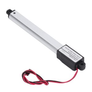 12v electric linear actuator waterproof micro linear actuator 64n force 15mm s speed ip54 for agricultural iatrical machinery (100mm)