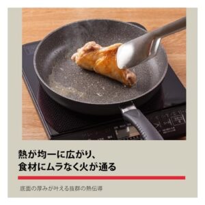 Ballarini Z1027-901 Stella Frying Pan, 7.9 inches (20 cm), Made in Italy, Granitium, 5-Layer Coating for Gas Frying Pot, (Official Japanese Product)