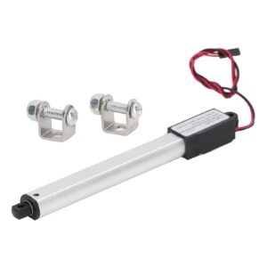 12V Electric Linear Actuator Waterproof Micro Linear Actuator 64N Force 15mm s Speed IP54 for Agricultural Iatrical Machinery (100mm)