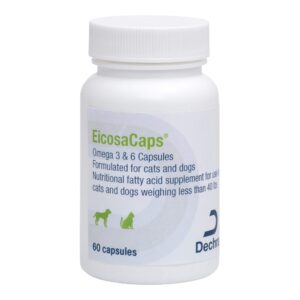 eicosacaps® omega 3 & 6 capsules for dogs and cats, 120 ct