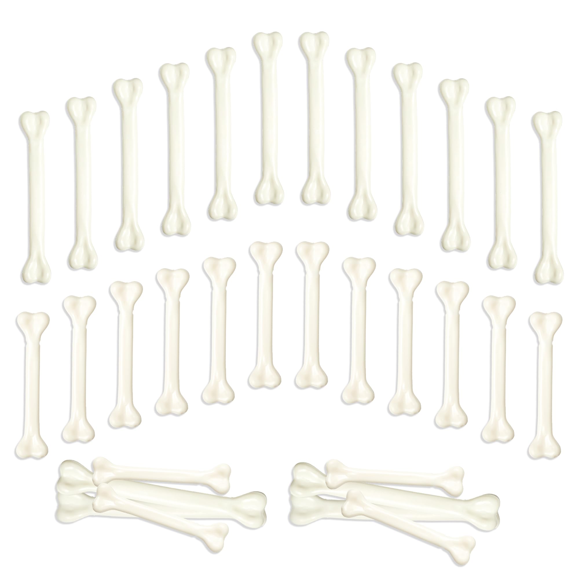 KatchOn, Mini Halloween Skeleton Bones - Big Pack of 24 | Mini Bones Halloween for Halloween Decorations Indoor | Mini Skeleton Bones for Crafts | Halloween Bag of Bones, Halloween Bones Decorations