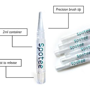 Spotee Fillable Paint Pen Applicator 6PCS For Touch-ups, Painting Walls, Blemished Surfaces - 6 Count, 1 Pack