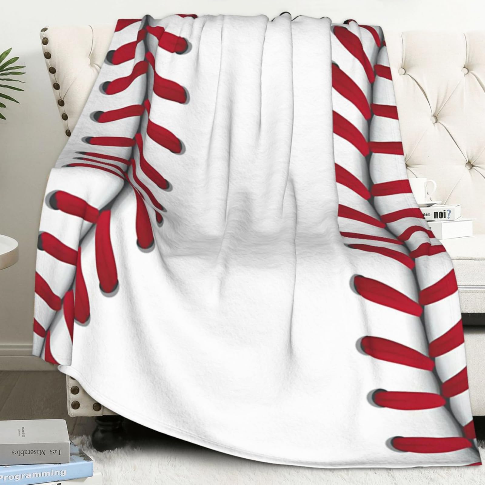 AUIVTY Baseball Blanket Baseball Gifts for Boys 8-12 Baseball Team Coach Gifts Fleece Throw Blanket Kids Men Baseball Lover for Birthday Christmas(40"x50", Baseball)