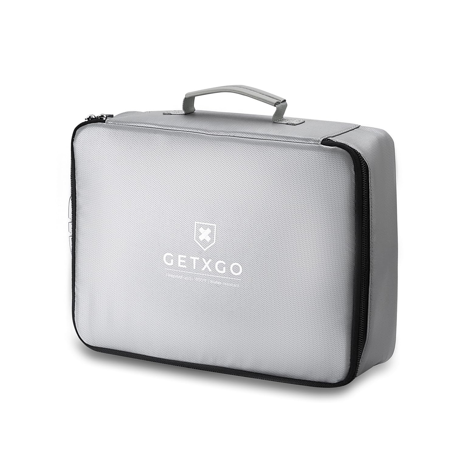 GETXGO: The Upgraded Fireproof and Water-resistant Document Box with Sercured Lock - Protect Your Valuables and Important Papers