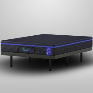 iDealBed S4 Nebula Luxury Hybrid Mattress + 3i Custom Adjustable Bed Sleep System, Comfort, Cooling & Support, Advanced Silent Operation, Wireless (Nebula Medium Firm, California King)