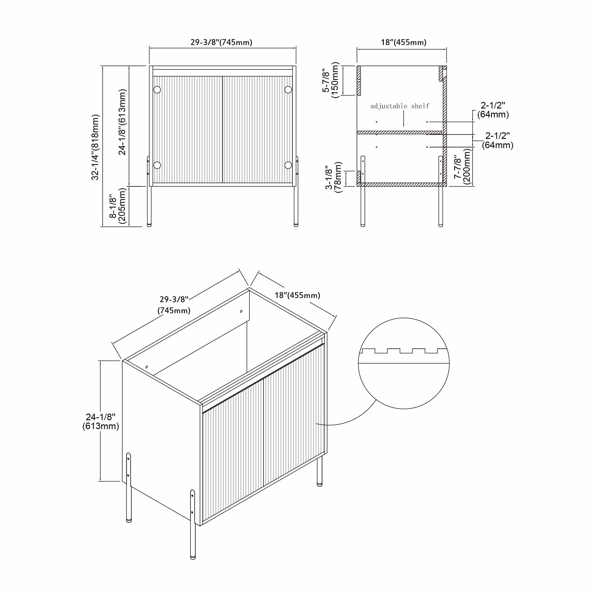 Dowell 30" Inch White Bathroom Vanity with Ceramic Sink Combo, Modern Bathroom Cabinet with Soft-Close Door, Freestanding Single Bathroom Vanity Set - 002 Series [Assembly Required]