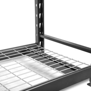 WEN Three-Tier Industrial Steel Storage Rack with Adjustable Shelving and 6000-Pound Capacity (RK7724-3)