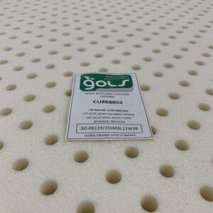 Dormir True Green 2" TwinXL Soft Organic Latex Mattress Topper - GOLS Certified, Firm, Bouncy, Cool, Hypoallergenic