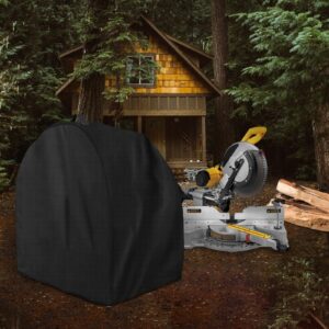 AKEfit Miter Saw Cover,Portable Table Saw Cover - Waterproof and Dustproof,Fit for Most Miter Saws and Planers,28.3L x 24W x 28.3H