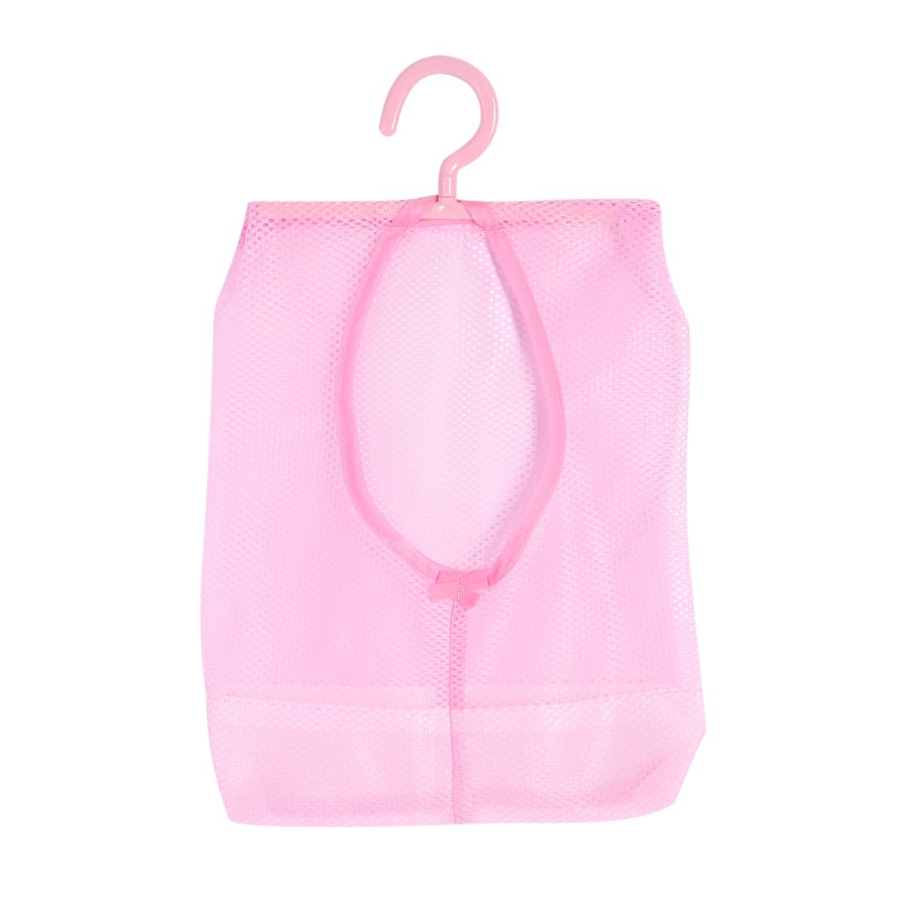 Yosoo Hanging Mesh Storage Bag, Space Saving Hanging Mesh Storage Bag for Clothes Cosmetics Shampoo Shower Gel ()