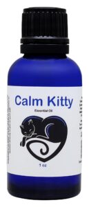 the cat's mewow calm kitty calming essential oil - natural stress relief & anxiety relief for cats - drug-free calming solution