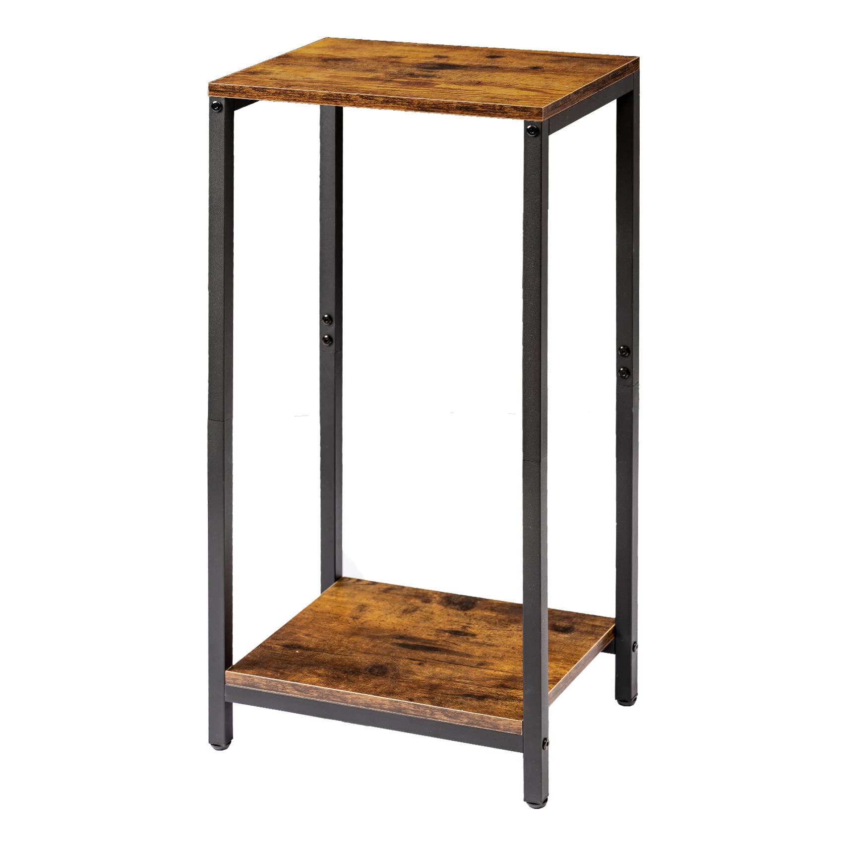 Tall End Table High Skinny Tall Side Table Tall Bedside Table Slim Thin Tall Nightstand Narrow Side Table Small Entryway Table for Small Spaces Small Table Stand Console Entry Way Home Bedroom Hall