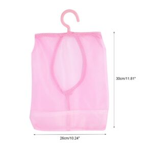 Yosoo Hanging Mesh Storage Bag, Space Saving Hanging Mesh Storage Bag for Clothes Cosmetics Shampoo Shower Gel ()