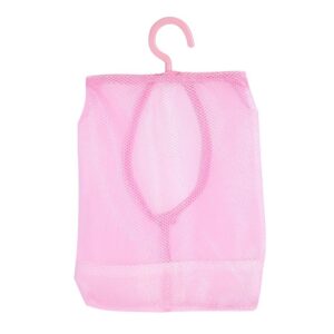 Yosoo Hanging Mesh Storage Bag, Space Saving Hanging Mesh Storage Bag for Clothes Cosmetics Shampoo Shower Gel ()