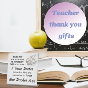 Teacher Definition Gift For Office Desk Sign, Teacher Thank You Appreciation Week Gifts for Graduation Retirement End Of Season Christmas Teacher's Day Birthday Gift From Student Coworker ter2