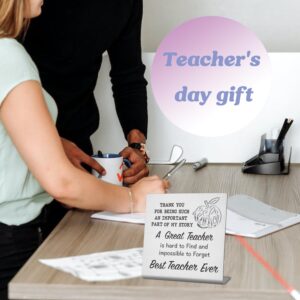 Teacher Definition Gift For Office Desk Sign, Teacher Thank You Appreciation Week Gifts for Graduation Retirement End Of Season Christmas Teacher's Day Birthday Gift From Student Coworker ter2