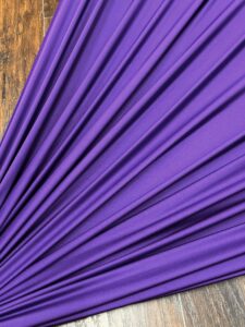 premium yoga nylon spandex fabric - ultra-soft & stretchy 4-way stretch fabric by the yard - perfect for activewear and swimsuit fabric, and more -1 yard - 58 inch width (purple)