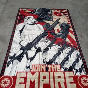 starwars Rug, Join The Empire Rug, Empire Propaganda Rug, Boy Room Rug, Fantastic Rug, Area Rug, Non Slip Rug coolVibesR114.5 140x200cm = 4.6 ft x 6.5 ft