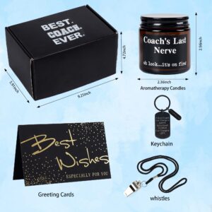 LiYiQ Coaches Gifts, Best Coach Ever, Christmas Gifts, Thank You Gifts for Coach, Gift for Baseball Coach Softball Coach Soccer Coach Basketball Coach