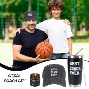 LiYiQ Coaches Gifts, Best Coach Ever, Christmas Gifts, Thank You Gifts for Coach, Gift for Baseball Coach Softball Coach Soccer Coach Basketball Coach