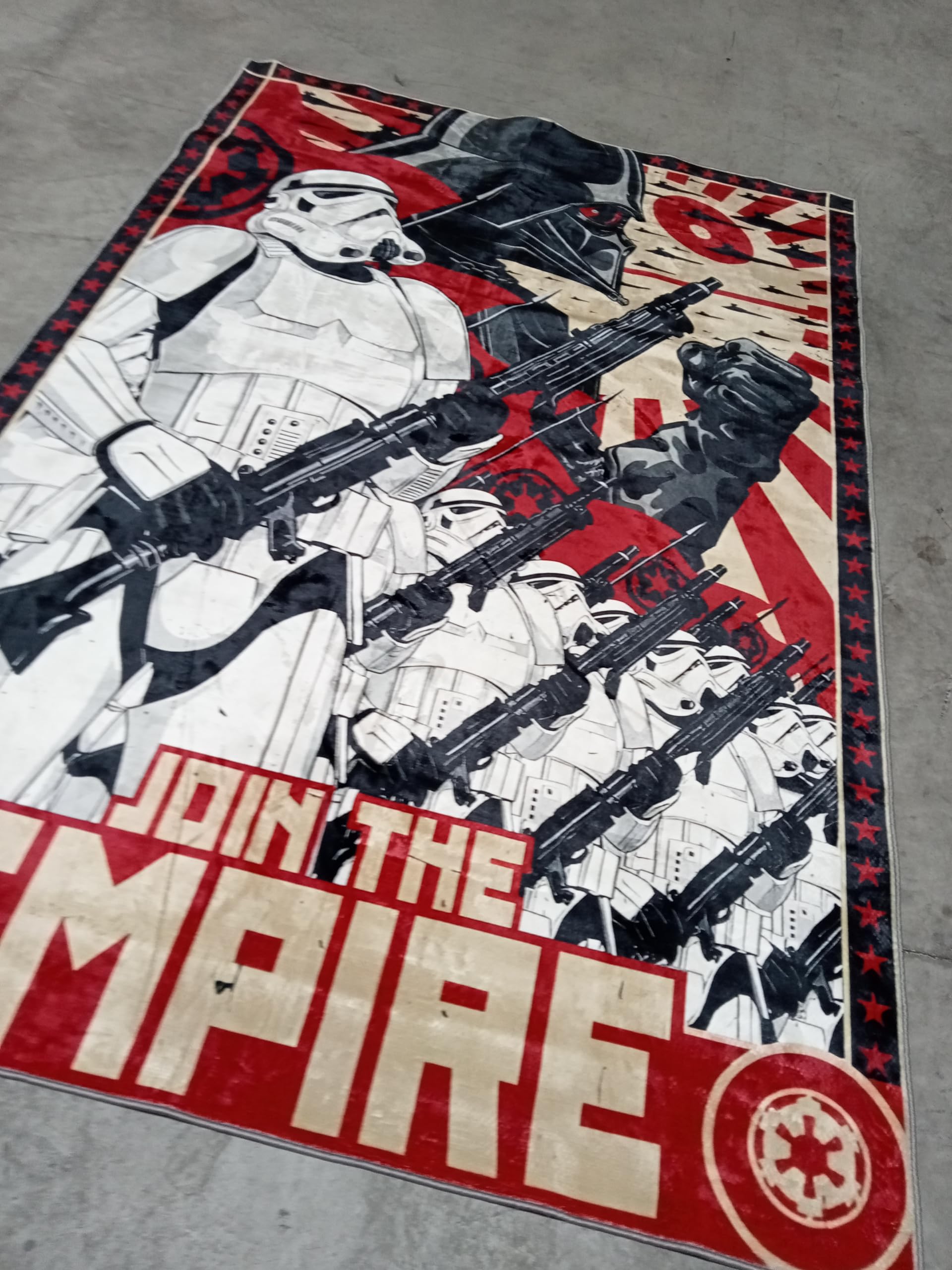 starwars Rug, Join The Empire Rug, Empire Propaganda Rug, Boy Room Rug, Fantastic Rug, Area Rug, Non Slip Rug coolVibesR114.5 140x200cm = 4.6 ft x 6.5 ft