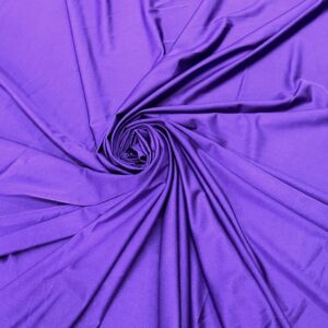 Premium Yoga Nylon Spandex Fabric - Ultra-Soft & Stretchy 4-Way Stretch Fabric by The Yard - Perfect for Activewear and Swimsuit Fabric, and More -1 Yard - 58 Inch Width (Purple)