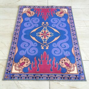 Aladdin Rug, Flying Rug, Magic Rug, Movie Rug, Area Rug, Fan Rug, Living Room Rug, Kids Room Rug, Non Slip Rug, Floor Rug, Purple Rug coolVibesR148.1 (23”x31”)=60x80cm=1.9 ft x2.6 ft