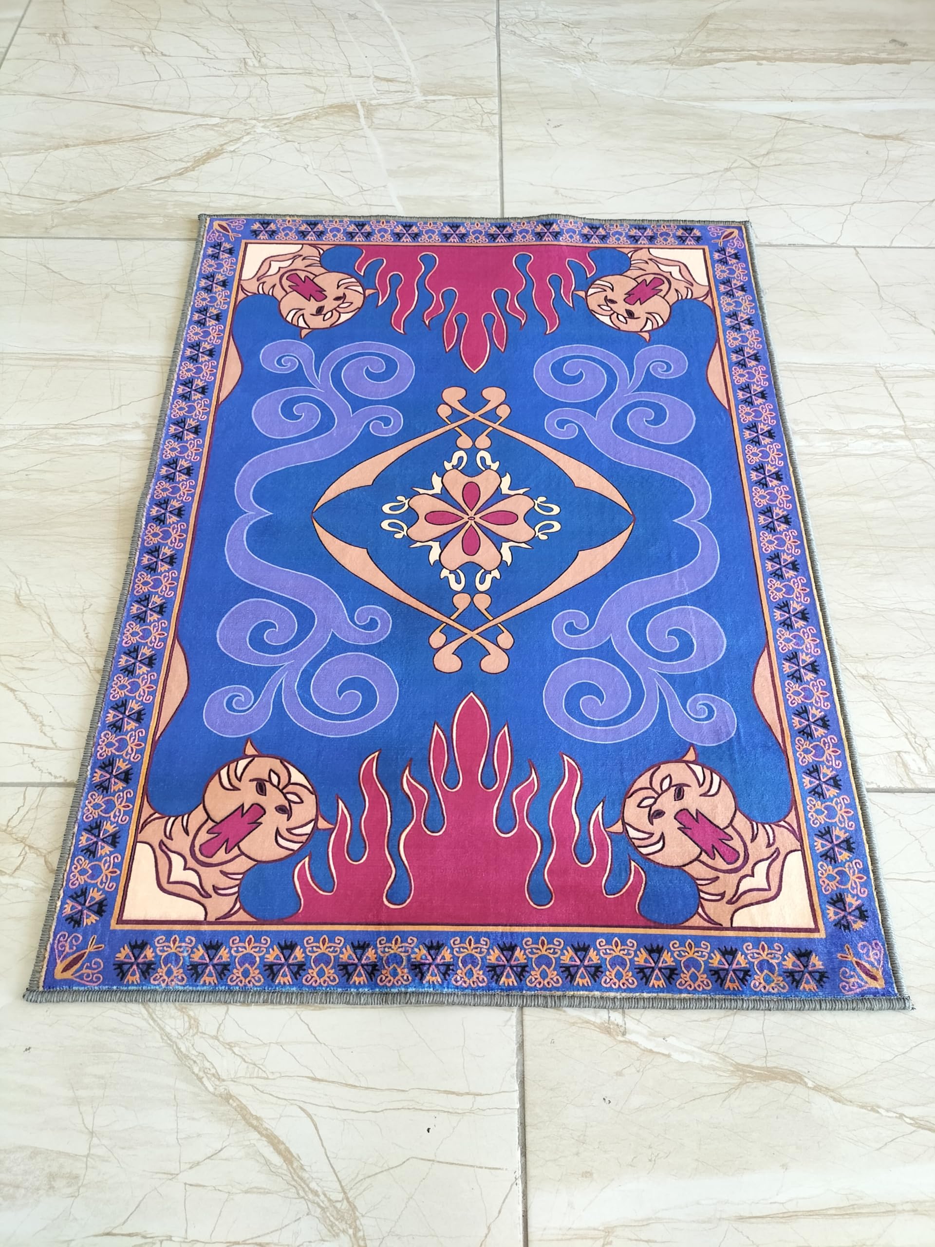 Aladdin Rug, Flying Rug, Magic Rug, Movie Rug, Area Rug, Fan Rug, Living Room Rug, Kids Room Rug, Non Slip Rug, Floor Rug, Purple Rug coolVibesR148.1 (23”x31”)=60x80cm=1.9 ft x2.6 ft