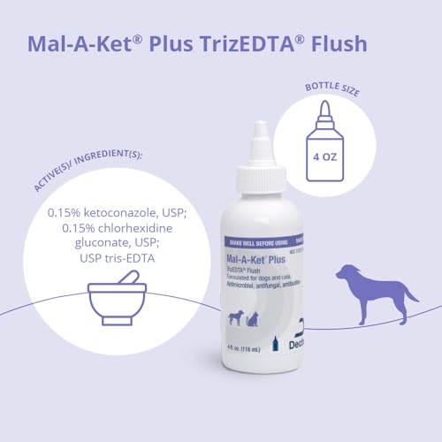 Mal-A-Ket Plus TrizEDTA Flush for Cats and Dogs, 4 oz