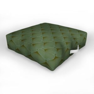 deny designs outdoor floor cushion, green