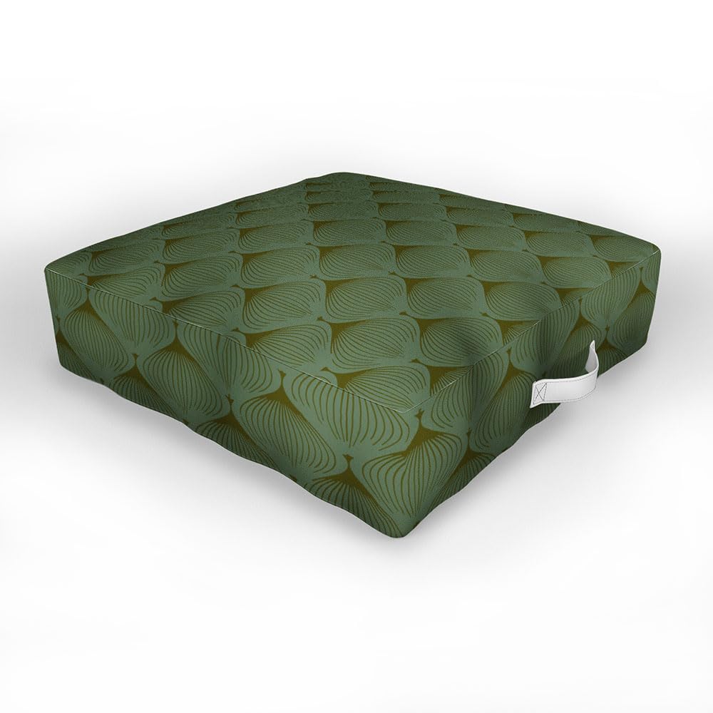 Deny Designs Outdoor Floor Cushion, Green