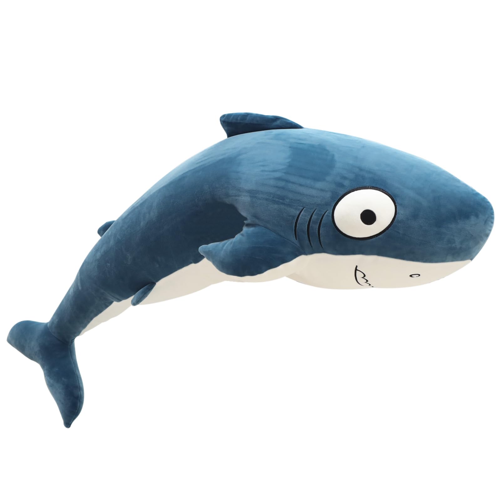 HAIJUNYA 48” Blue Giant Sharks Plush,Large Whale Shark Stuffed Animals, Big Ocean Sea Fish Squishy Body Pillow Soft Plushies Toys,Gifts for Kids Girls Boys, Birthday,Easter