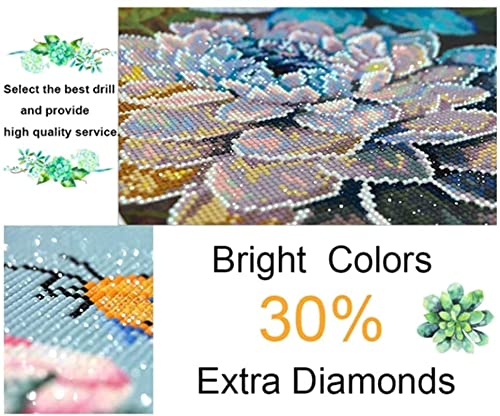 KEUASDV Diamond Painting Kits for Adults, Owl 5D DIY Diamond Art Kits Full Drill Diamond Dots for Gift Wall Decor and Relaxation Gem Arts 12x16 inch