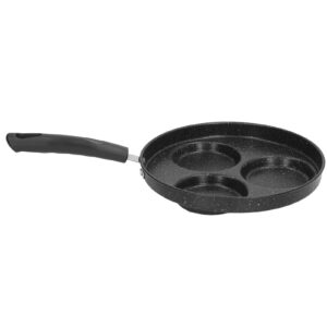 Cyrank Cast Iron 3 Cups Non-Stick Omelet Pan, Electric Stovetop Compatible, Easy to Clean