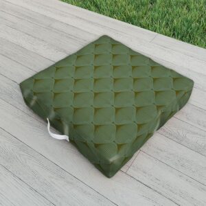 Deny Designs Outdoor Floor Cushion, Green