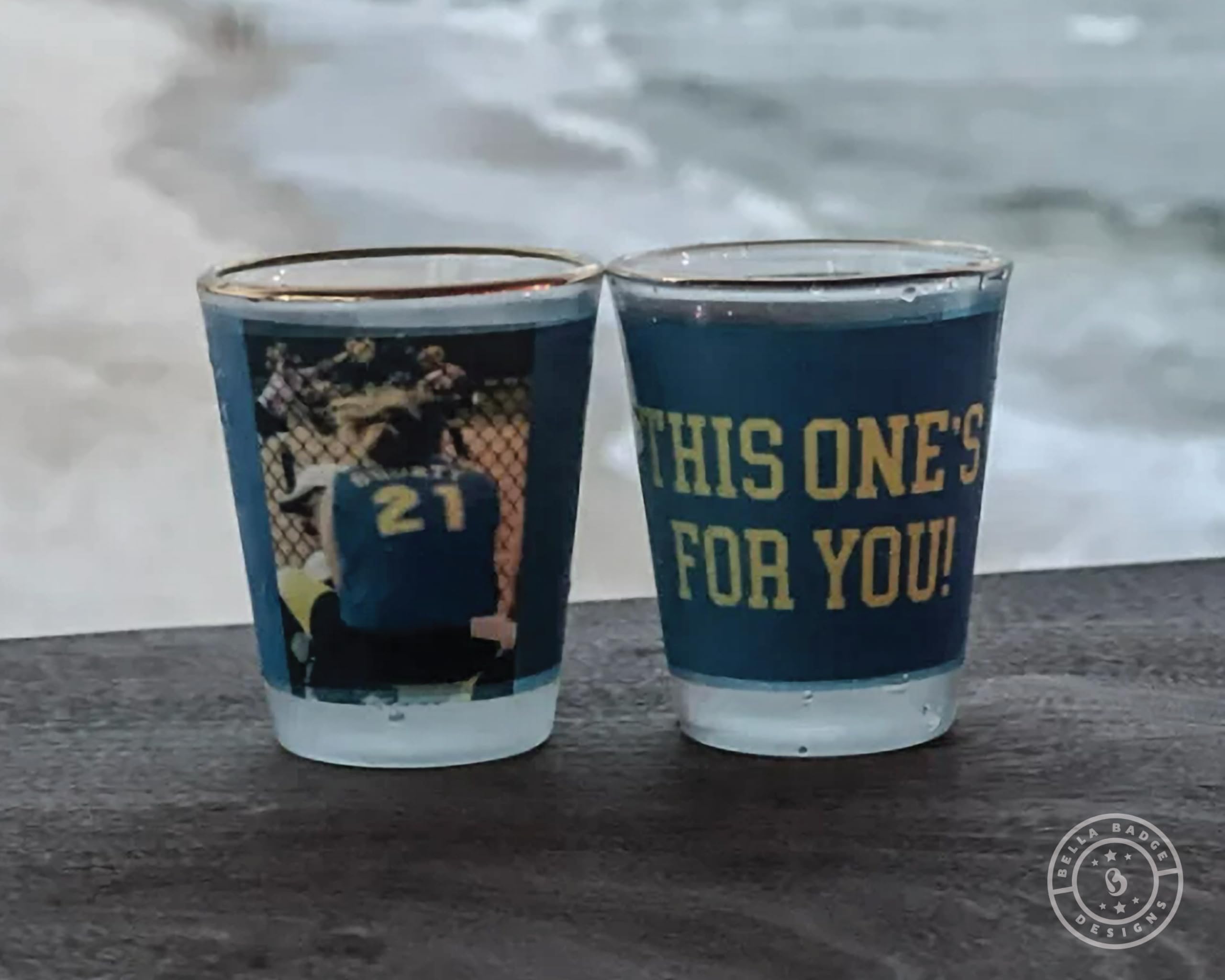 Custom Shot Glasses - Customized Shot Glass - Picture Shot Glasses - Wedding Shot Glass - Personalized Shot Glasses - Birthday Shot Glass