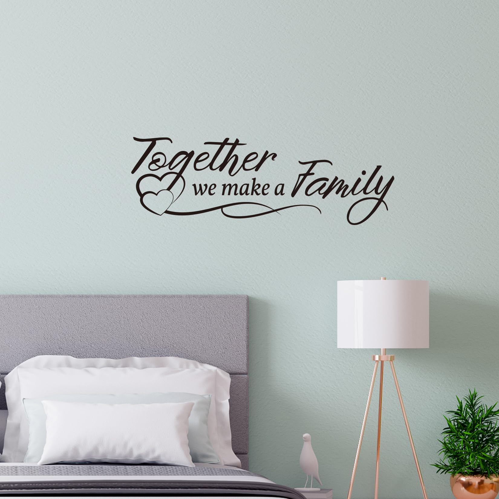 Vancetyno Together We Make A Family Vinyl Wall Decal Inspirational Sayings Wall Art Living Room Wall Decal Home Decoration