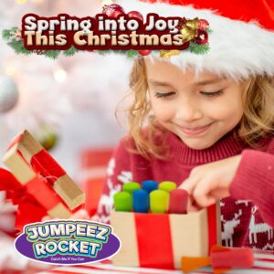 IPIDIPI TOYS Jumping Rockets Poppers - Spring Launcher Toys for Kids - Christmas Party Favors, Stocking Stuffers, School Prize, Classroom Games, Outdoor Fun, Birthday Toys, Random Color, Pack of 24