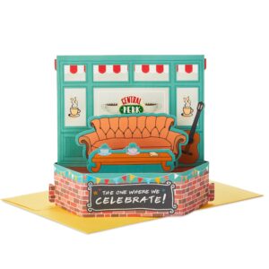 hallmark paper wonder friends pop up card (central perk couch) for birthdays, graduations, celebrations