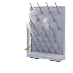 Heytaful Lab Drying Racks Pegboard Bench-top Wall-Mount Laboratory Glassware Polyethylene Cleaning Equipment