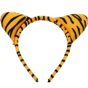 Liatunou Tiger Headband,Tiger Costume Headwear Cute Tiger Ears for Halloween Christmas Party Favor Birthday Gift